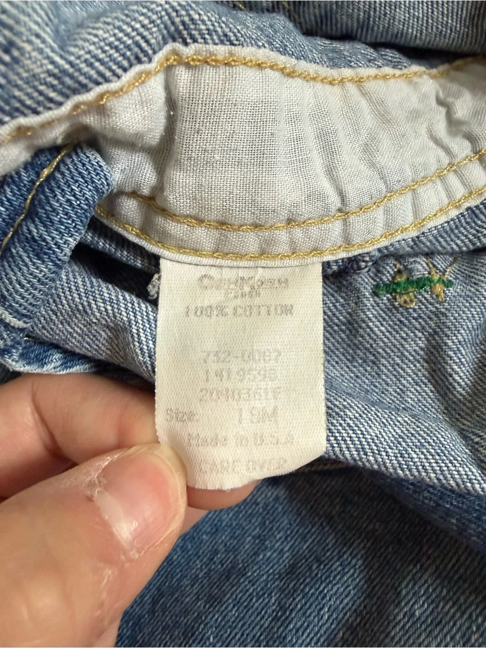 Vintage Oshkosh Bgosh Denim Shortalls